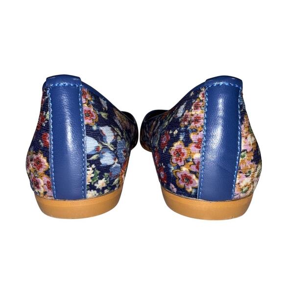 Sundance Marais Pointed Toe Floral Ballet Flats Womens Size 6 EU 36 Italy Shoes - Picture 5 of 9